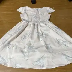 le reve vaniller 花柄 半袖 ひざ丈ワンピース　M