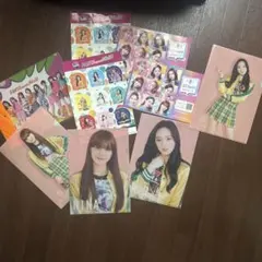 Niziu セット売り まとめ売り ニナ リオ クリアファイル ステッカー