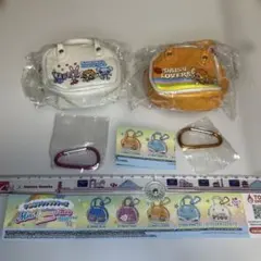 カプセルトイのナルミヤキャラクターズミニエナメルバッグ マスコットの2種セットA