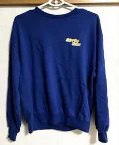 古着　青色　スウェット　服