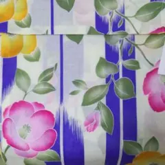 プライスダウン 新品 浴衣  薔薇柄