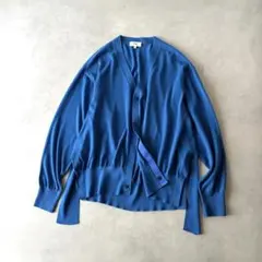 美品　HYKE　ハイク　変形デザイン コットン ニット カーディガンのサムネイル