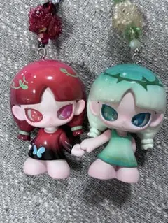 【DIY】inns インス フィギュア キーホルダー 2体セット 薔薇