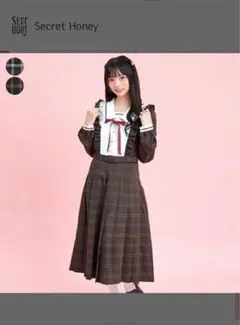 新品未使用　Secret Honey ワンピース　ブラウンのサムネイル