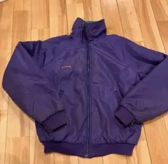 Columbia レディース ジャケット S パープル　ブルー　リバーシブル
