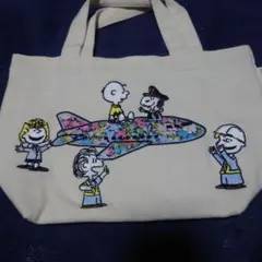 スヌーピーANA限定刺繍キャンバスバッグ・ポーチセットのサムネイル