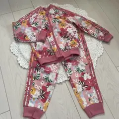 美品花柄 ジャージ セット 110cm