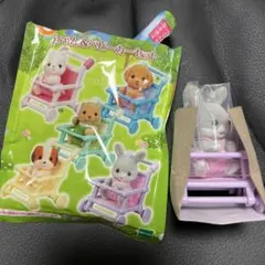 【新品未使用】シルバニア　赤ちゃん＆ベビーカー　うさぎ