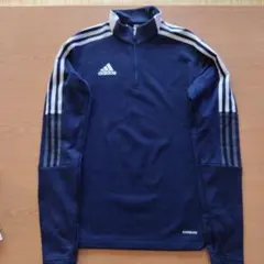 アディダスadidasハーフジップジャージS　長袖トップスのサムネイル