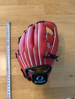 IGNIO イグニオ 軟式野球グローブ レッド×ブラック　子供　キッズのサムネイル