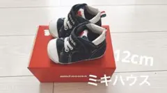 ミキハウス 【美品】ベビー　デニム スニーカー　12cm