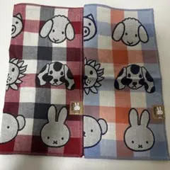 ミッフィー miffy ガーゼハンカチ 2枚組 新品