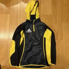 adidas ウィンドブレーカー 黒/黄