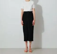 AZUL by moussy 黒デニムタイトスカート S ストレッチ