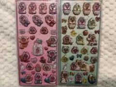 おぱんちゅうさぎ　硬いシール2点セット