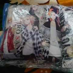 東京リベンジャーズ 東京卍會 クッションカバー ブラック アニメ グッズ キャラ