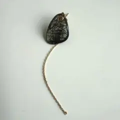 monakaジュエリー⭐︎ブラックルチルチェーンピアスのサムネイル