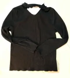 レースチョーカー風　リブトップス