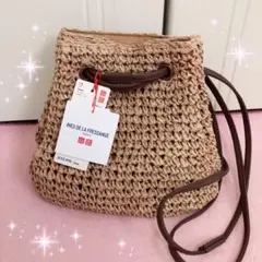 ☆UNIQLOユニクロ☆ペーパーバスケット☆ショルダーバッグ☆新品のサムネイル