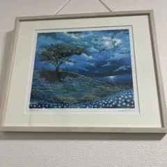 山下清 「長岡の花火」大型額付 グラバー邸 日本平よりの富士 桜島 4