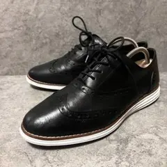 コールハーン ルナグランド ウィングチップ シューズ ブラック 26cm