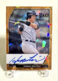 50シリ】 松井秀喜 topps chrome NPB 2025 直筆サイン - メルカリ