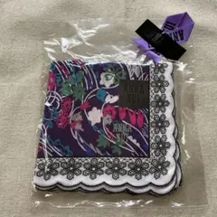 未使用品　ANNA SUI アナスイ　花柄ハンカチ 大判　カラフル