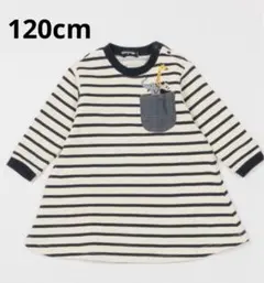 クレードスコープ　ポケットからアニマルボーダーワンピース