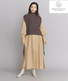 最終値下げ！人気！【BY】レイヤード Iラインワンピース2 セットアップ