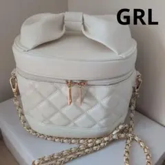 【未使用】GRL グレイル　2WAYキルティングバニティバッグ〔dd402〕