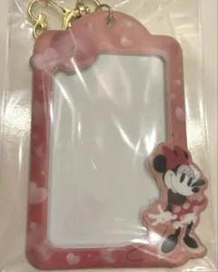 ディズニー ミニーマウス トレカケース キーホルダー