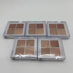 sopo (ソポ) アイパレット 04 ダズルベージュ アイシャドウ 5個セット