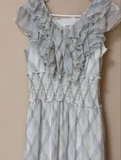 SNIDEL Sustainableプリントプリーツワンピース