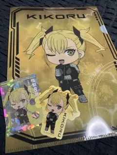 値下げ✴︎怪獣8号　セリア　四ノ宮キコル　クリアファイル ステッカー　アクスタ