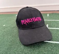 （試着のみ)PEARLY GATES パーリーゲイツ　ペイントロゴ　キャップ