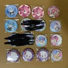 リゼロ　缶バッジ　レム　ラム　エミリア