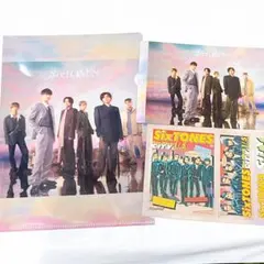 SixTONES シングル わたし 特典 ステッカー クリアファイル