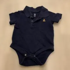 baby GAP ネイビー ポロシャツロンパース 3-6ヶ月　60 美品