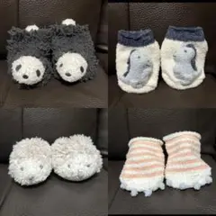 gelatopiqué ベビーソックス　フワフワ4種