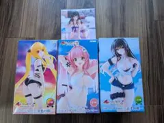 ToLOVEる　トリオトライトフィギュア　古手川唯　ララ　金色の闇　4個セット