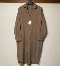 ▪️イング　INGNI シャツワンピース　キャメル
