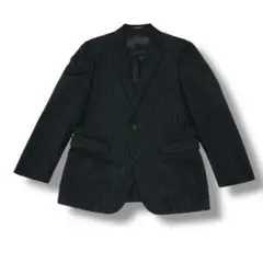 コムサイズム　スーツジャケット(M)ピンストライプ　オフィス　サイドベンツ　上品