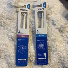 OMRON 電動歯ブラシ替えブラシ 2個セット