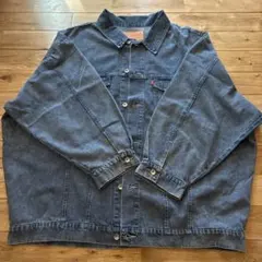 helmブルー デニムオーバージャケット ジージャン　3L 大きいサイズ