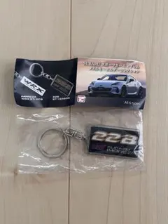 スバルスポーツカーエンブレムメタルキーホルダーコレクション 22Bインプレッサ
