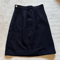 クイーンズコート　スカート　膝上丈スカート　ブラック