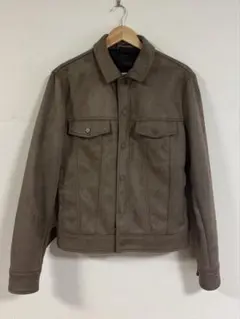 ZARA フェイクスエードレギュラーフィットジャケット