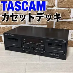 優良美品 純正リモコン付属 TASCAM 202MKVII ダブルカセットデッキ