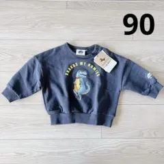 新品 90cm MULGA プリントトレーナー マーキーズ 別注 恐竜 トップス