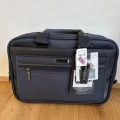 【新品】JAL LIFE & SPICE ビジネスバッグ ネイビーA4対応